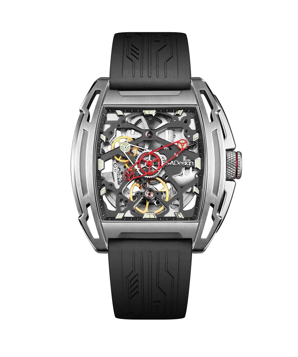 MONTRE CIGADESIGN Z-SERIES EXPLORATION DAWN SILVER RED