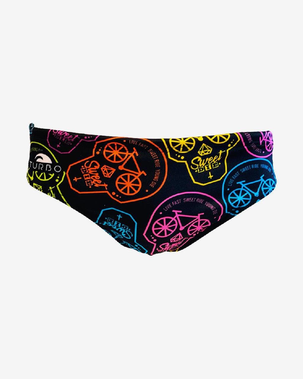 Maillot de bain de waterpolo Turbo Sweet Ride noir multicolore - S